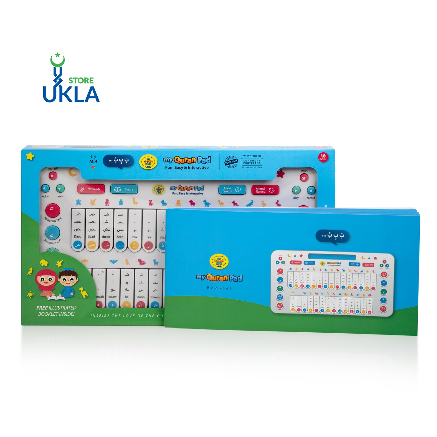 My Salah Mat My Quran Pad | Interactive Arabic Learning Pad For Kids
