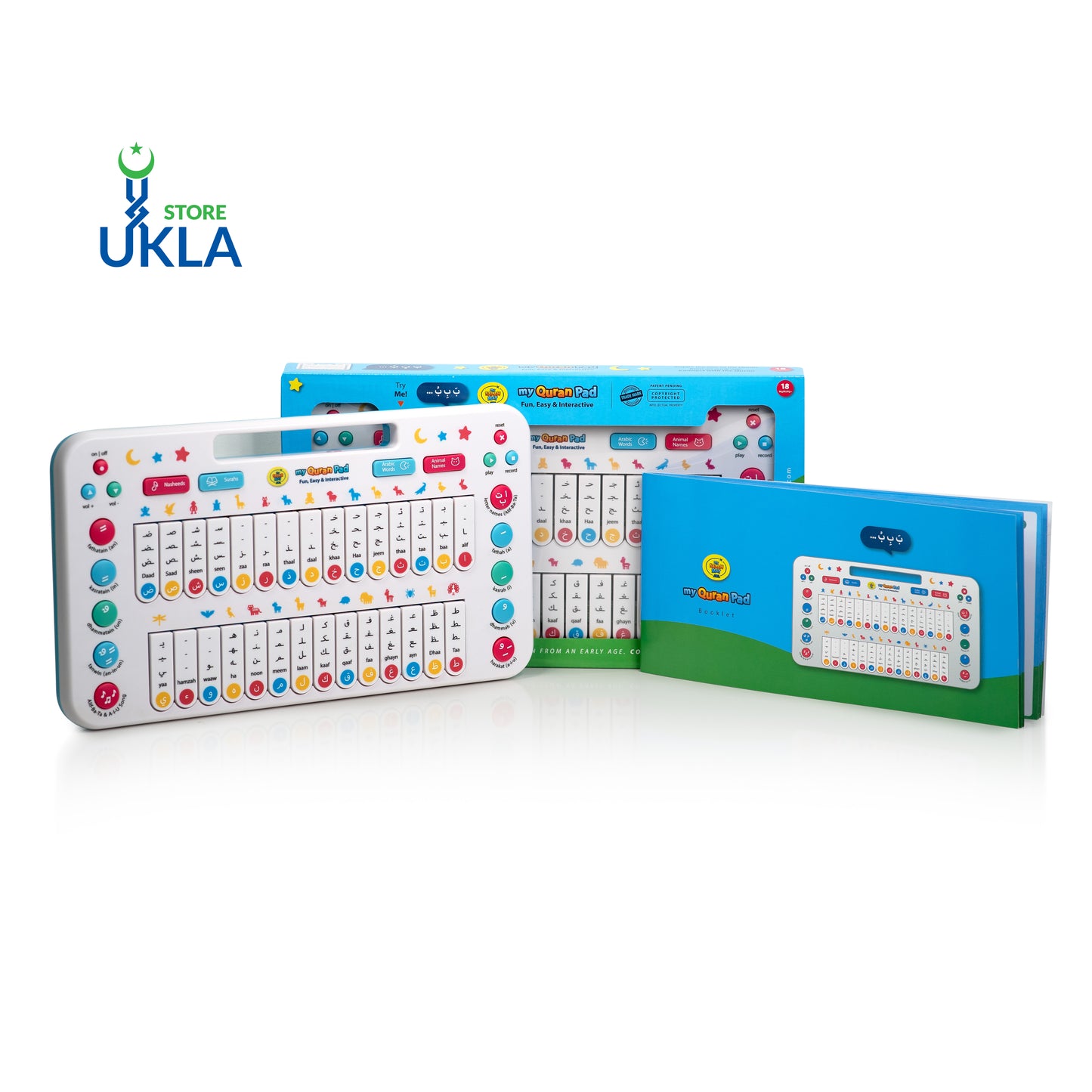 My Salah Mat My Quran Pad | Interactive Arabic Learning Pad For Kids