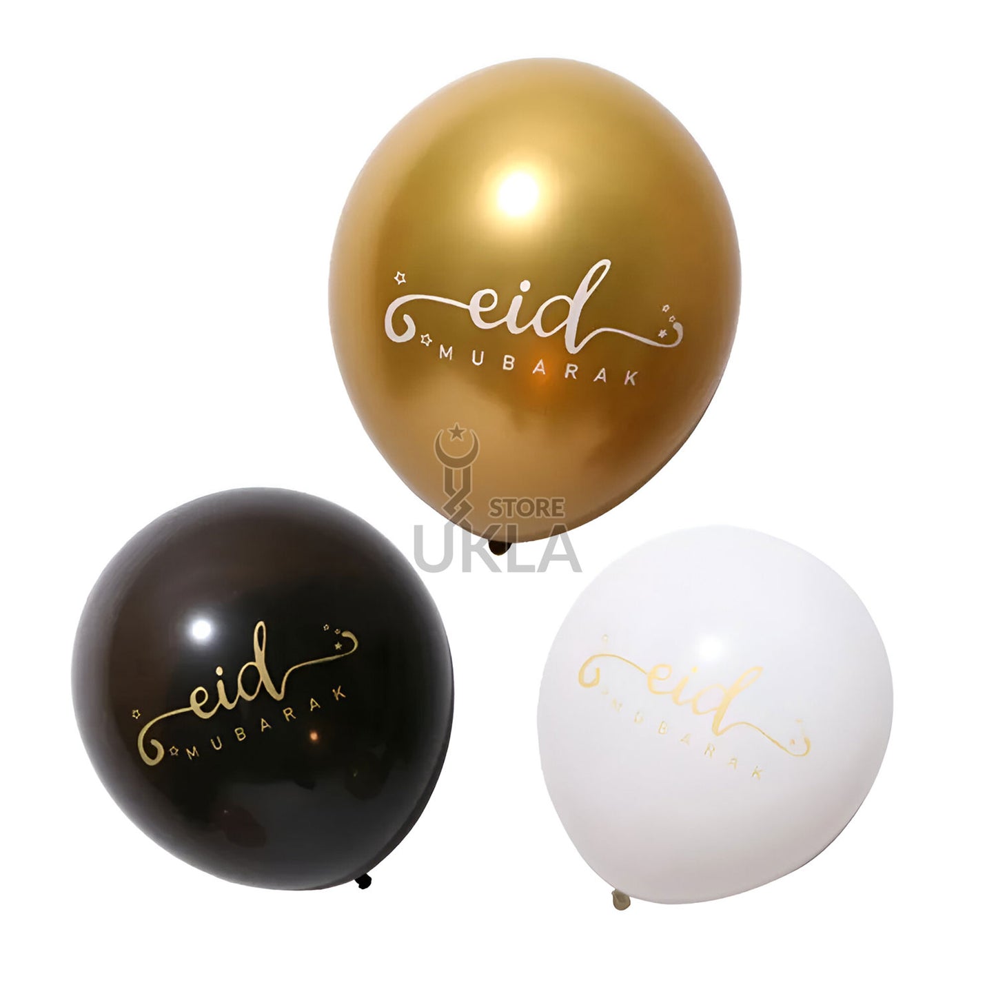 Eid Mubarak Balloon-Chrome