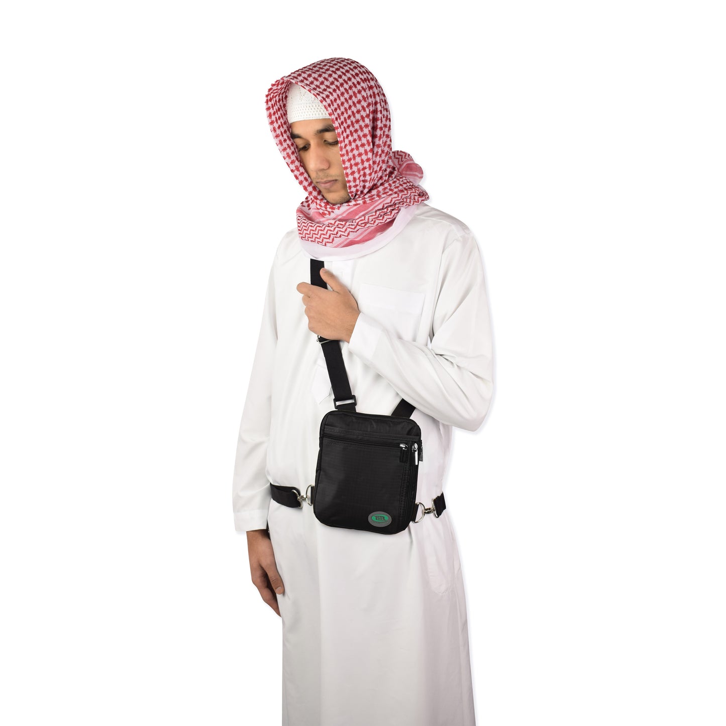 Crossbody Travel Bag – Secure Multi-Pocket Shoulder Bag-Black