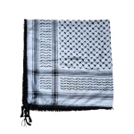 Original Palestinian Kufiya – Black Tassels