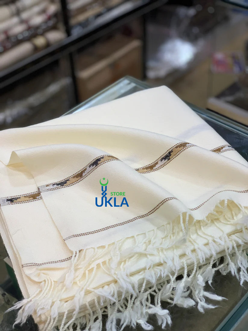 White Australian Wool Shawl