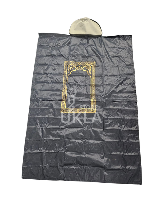 Compact Travel Prayer Mat – Lightweight, Waterproof & Portable with Carry Case
