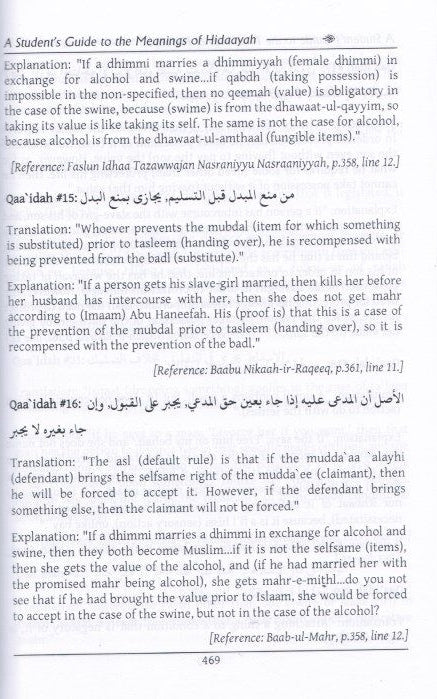 A Student's Guide to the Meanings of Hidaayah [Irshad al-Talib]