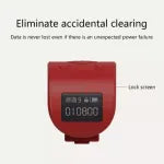 Mini Digital LCD Electronic Finger Ring Hand Tally Counter Tasbeeh | 9 Digit Prayer Rechargeable