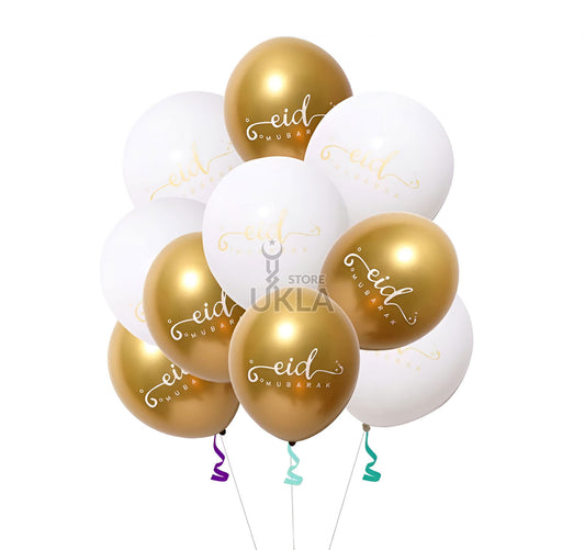 Eid Mubarak Balloon-Chrome