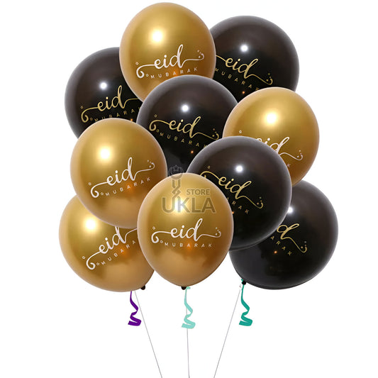 Eid Mubarak Balloon-Chrome