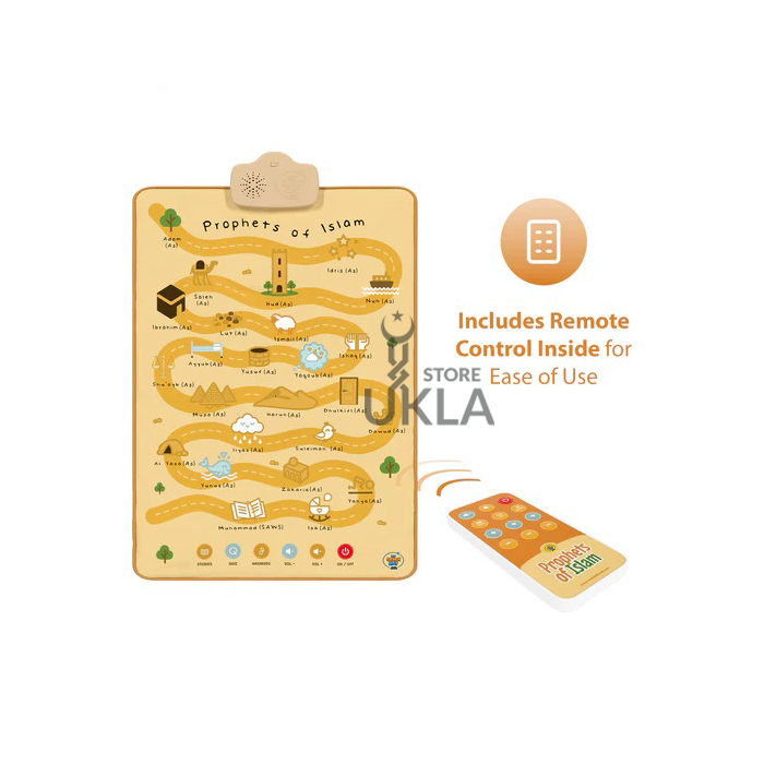 My Salah Mat Prophets of Islam Interactive Islamic Wall Art