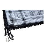 Original Palestinian Kufiya – Black Tassels