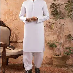 Shalwar Kameez-Adult Size-White