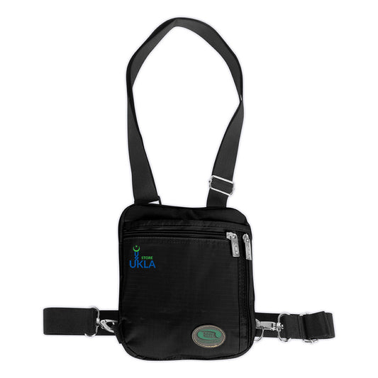 Crossbody Travel Bag – Secure Multi-Pocket Shoulder Bag-Black