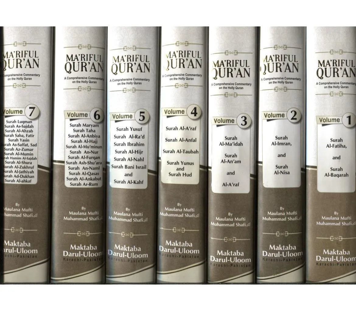 Maariful Quran-ENGLISH (COMPLETE 8 VOLUME SET)