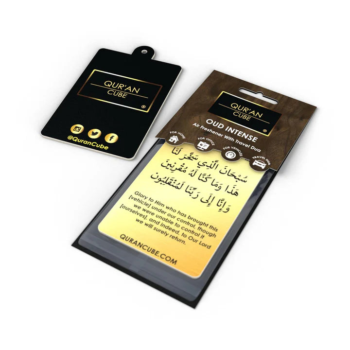Car Air Freshener - Scent Card - Travel Dua - Safar Dua