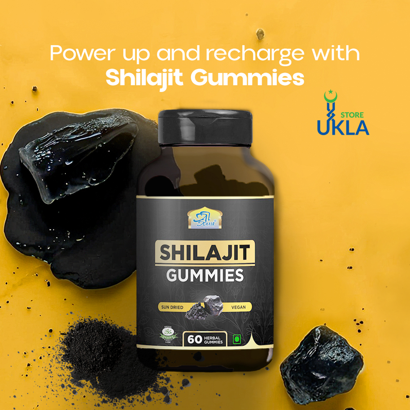 Turmeric & Ginger Gummies | Jar of 60 Gummies